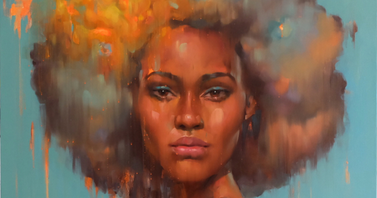These Paintings Honor Black Womens Natural Hairs Beauty And