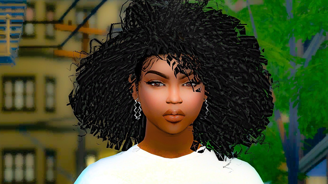 sims 4 female black hair cc
