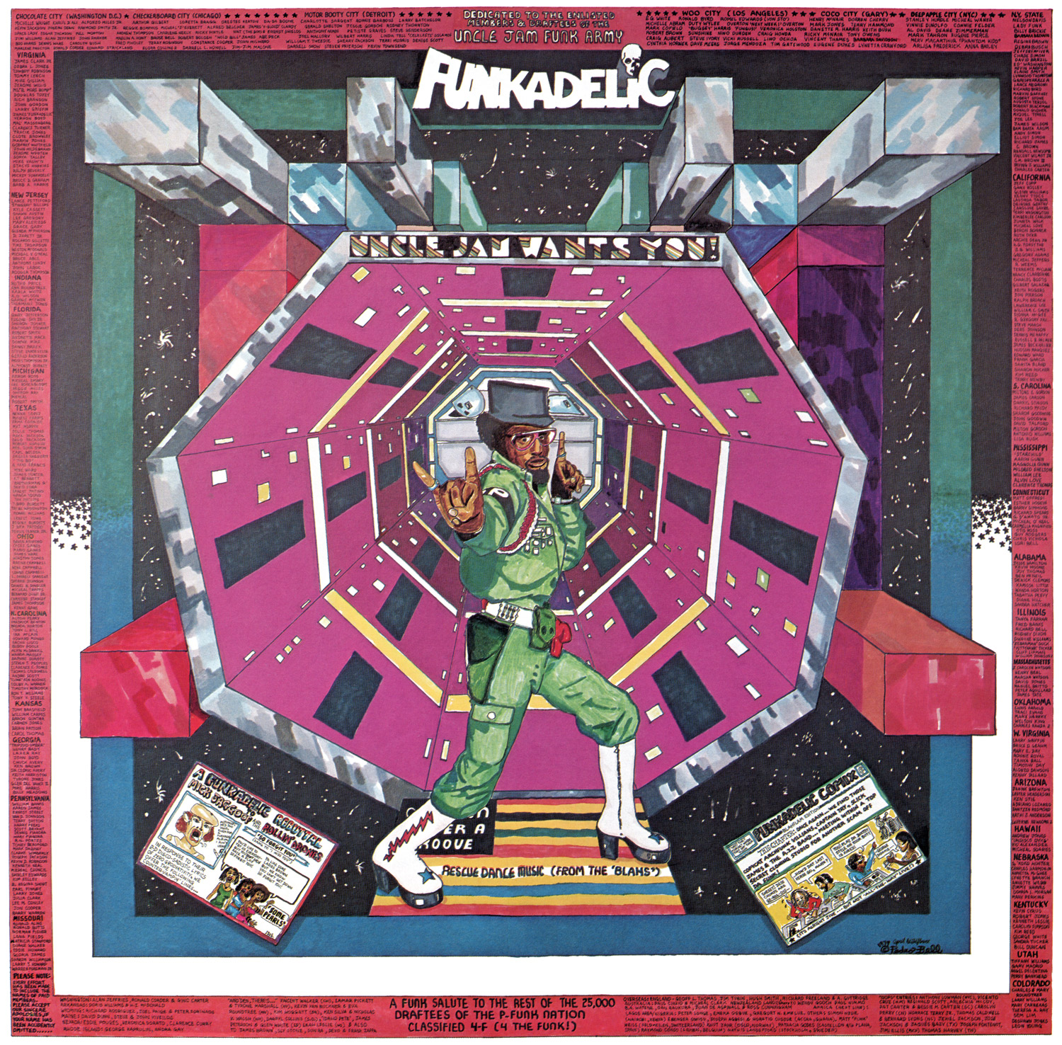 Artwork For Funkadelic’s “Uncle Jam Wants You” (1979) By Pedro Bell ...